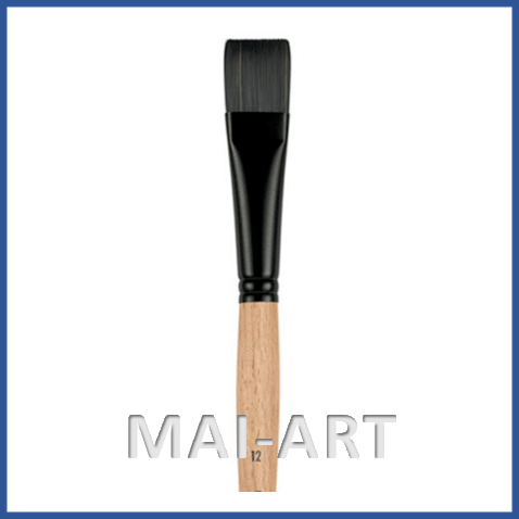 מכחול בריסטל 6400 פוליטיפ שטוח קצר BRIGHT 8