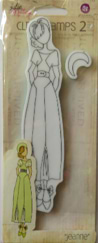 חותמת  Jeanne CLING STAMP 2
