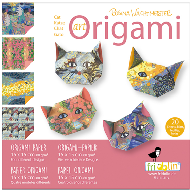 נייר אוריגמי FUNNY ORIGAMI CAT 15/15