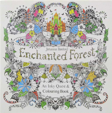 חוברת צביעה ENCHANTED FOREST 18.5/18.5