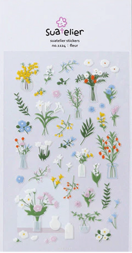 מדבקות עיצוב 1124 FLEUR