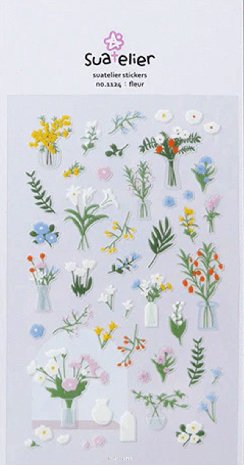 מדבקות עיצוב 1124 FLEUR