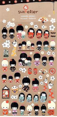 מדבקות עיצוב 1010 KOKESHI