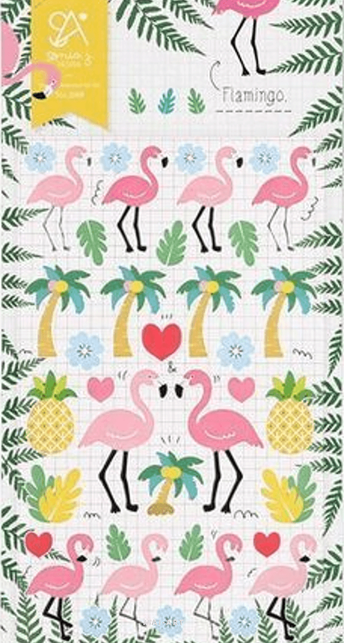 מדבקות עיצוב 2049 FLAMINGO