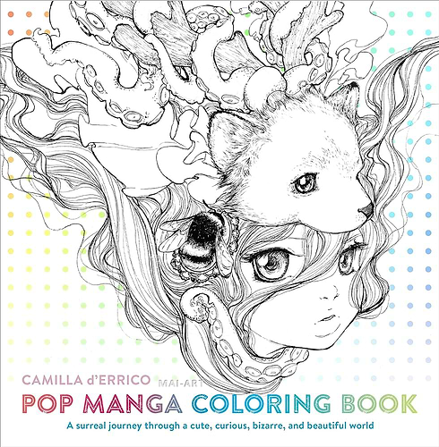 ספר צביעה POP MANGA