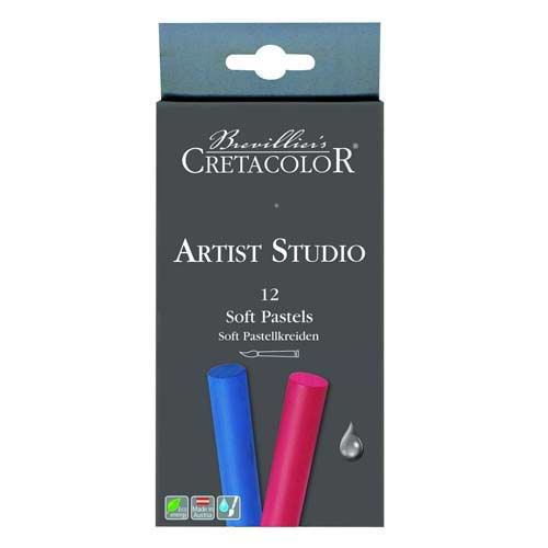 מארז 12 פסטל רך קרטה קולור CRETACOLOR STUDIO