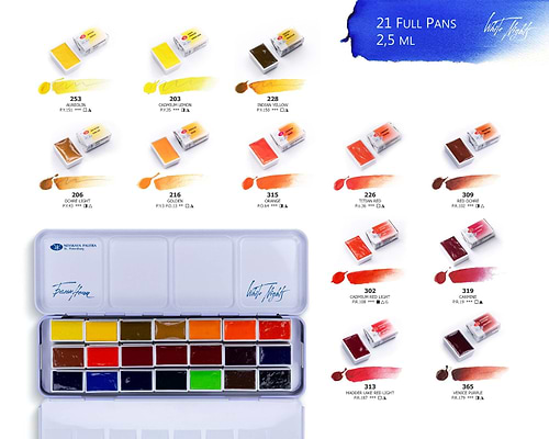  St Petersburg Watercolours SONATA 21set 