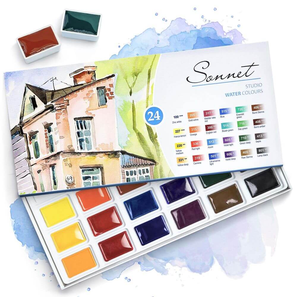  St Petersburg Watercolours SONATA 24set 