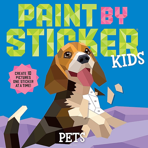 חוברת עבודה PAINT BY STICKER KIDS PETS