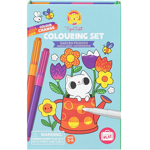 ערכת צביעה - COLOURING SET GARDEN FRIENDS
