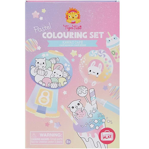 ערכת צביעה - COLOURING SET KAWAII CAFE