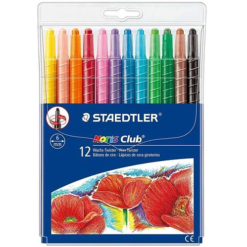 סט 12 צבעי שעווה לילדים WAX TWISTER