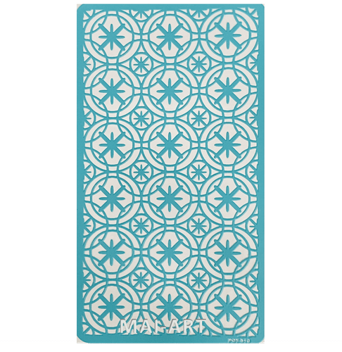 שבלונה דביקה דגם רקע מנדלות 510 ART2GO