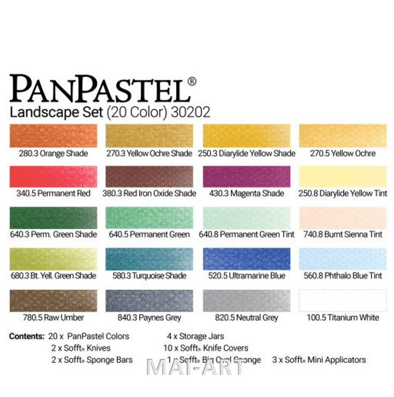 סט PANPASTEL 20 color set LANDSCAPE