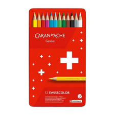 סט עפרון 12יח  קרנדש SWISSCOLOR