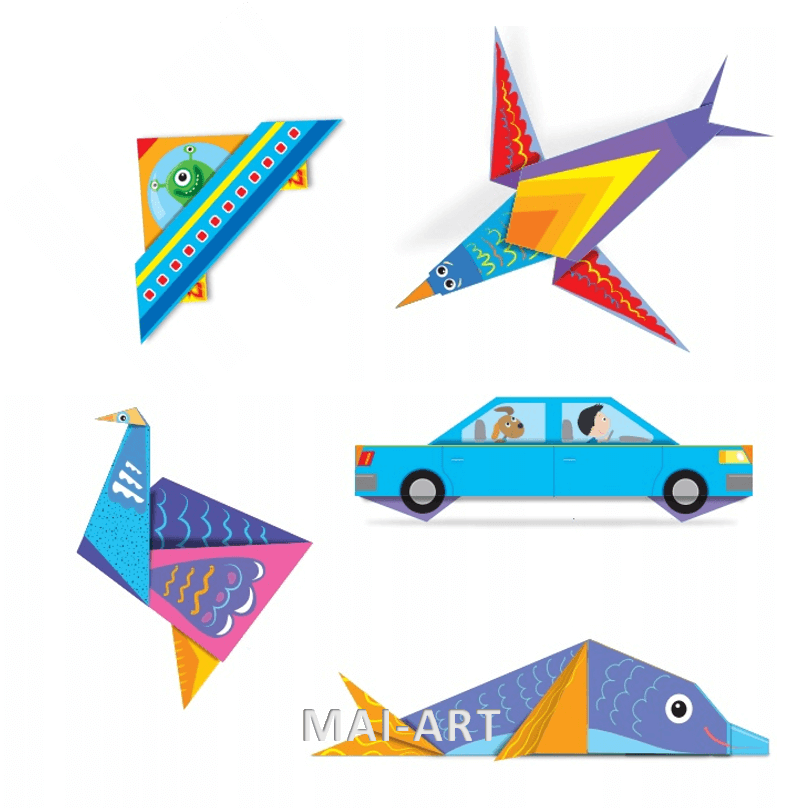 ערכת אוריגמי  MY FIRST ORIGAMI 