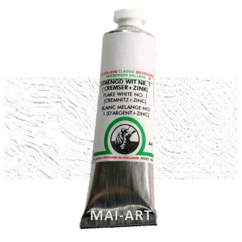צבע שמן אולד הולנד 40מ"ל Flake White סדרה C4 