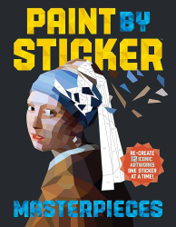 חוברת עבודה PAINT BY STICKER MASTERPIECES