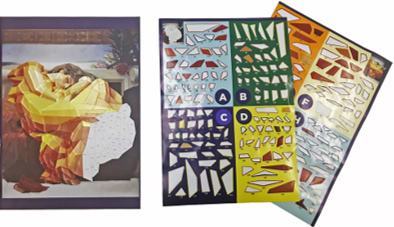 חוברת עבודה PAINT BY STICKER MASTERPIECES