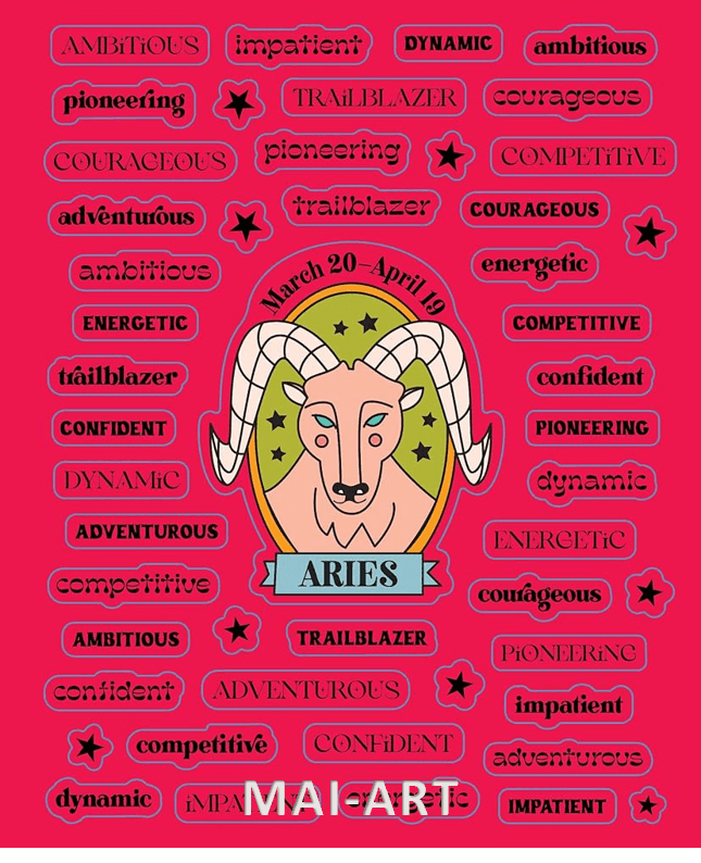 חוברת מדבקות  SO.MANY ASTROLOGY STICKERS