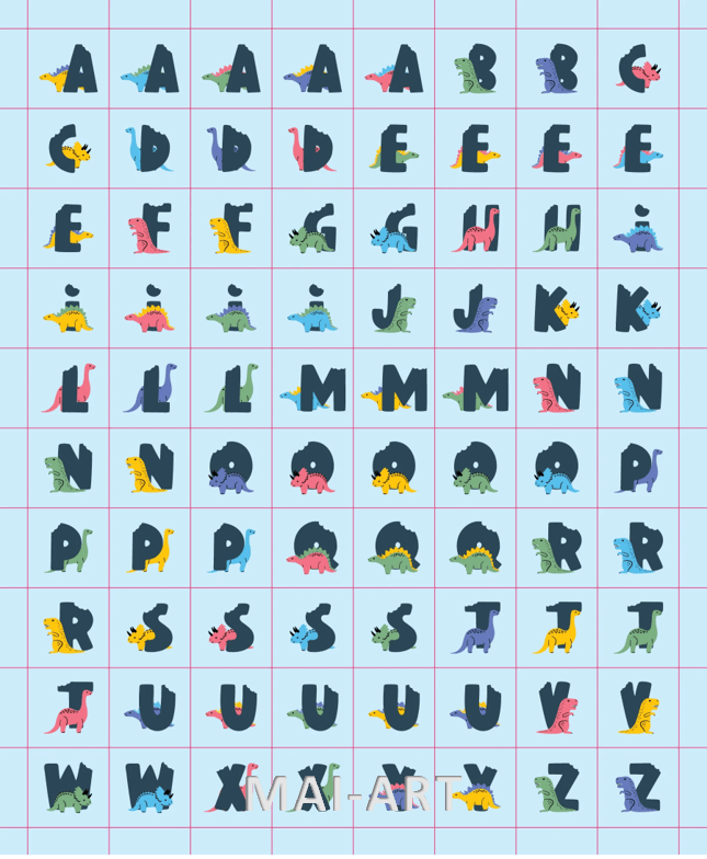 ספר מדבקות  SO.MANY LETTER STICKERS