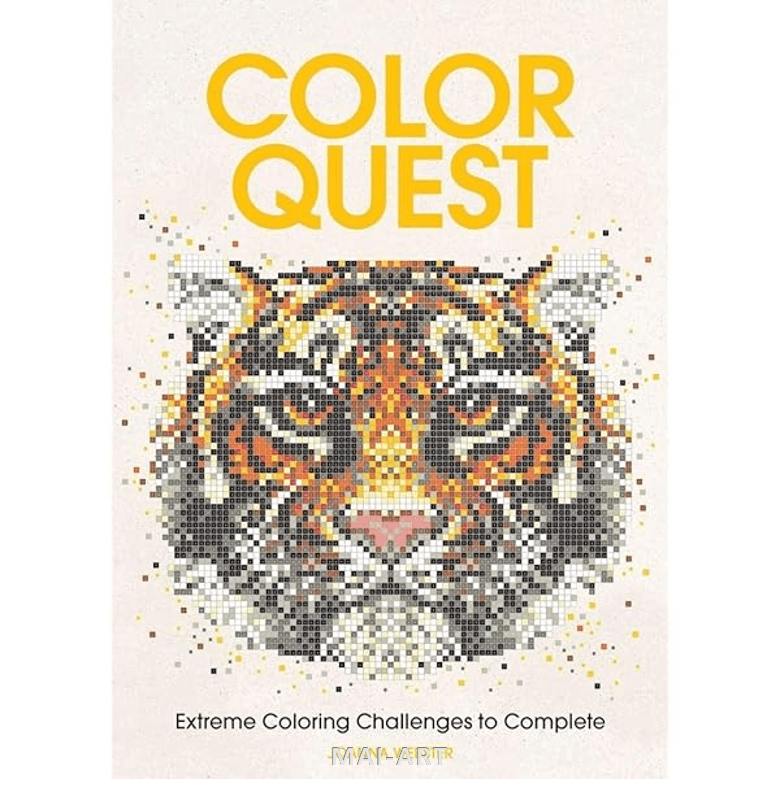 חוברת צביעה בפיקסלים COLOUR QUEST