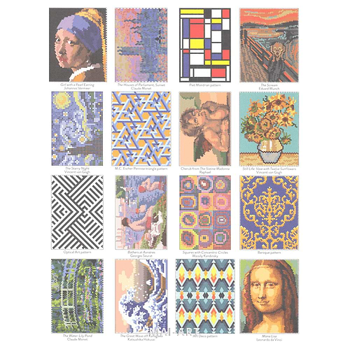 חוברת צביעה בפיקסלים COLOUR QUEST amazing art