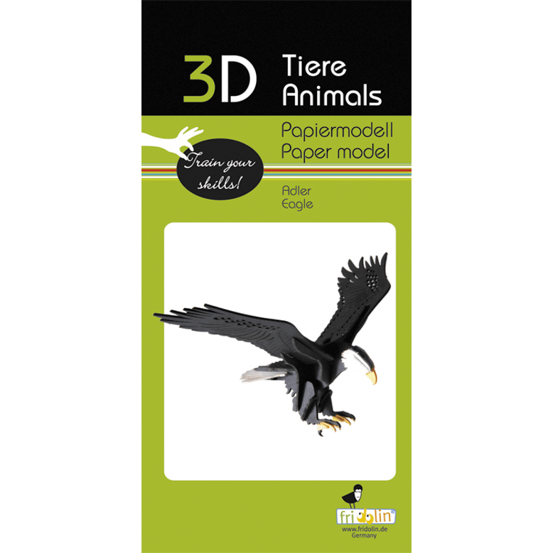 ערכת הרכבה מנייר נשר אמריקאי 3D