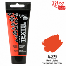 צבע לטקסטיל ROSA 60ML RED LIGHT  429