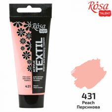צבע לטקסטיל ROSA 60ML PEACH  431