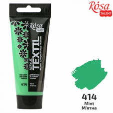 צבע לטקסטיל ROSA 60ML MINT  414