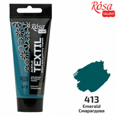 צבע לטקסטיל ROSA 60ML EMERALD 413