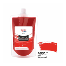 צבע אקריליק סטודיו באריזה רכה 200מ"ל ROSA RED 405 