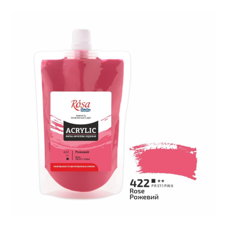 צבע אקריליק סטודיו באריזה רכה 200מ"ל ROSA ROSE 422 