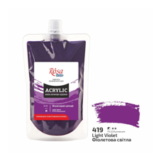 צבע אקריליק סטודיו באריזה רכה 200מ"ל ROSA LIGHT VIOLET 419 