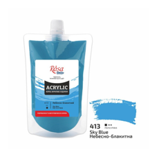 צבע אקריליק סטודיו באריזה רכה 200מ"ל ROSA SKY BLUE 413 