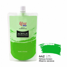 צבע אקריליק סטודיו באריזה רכה 200מ"ל ROSA YELLOW GREEN 442 