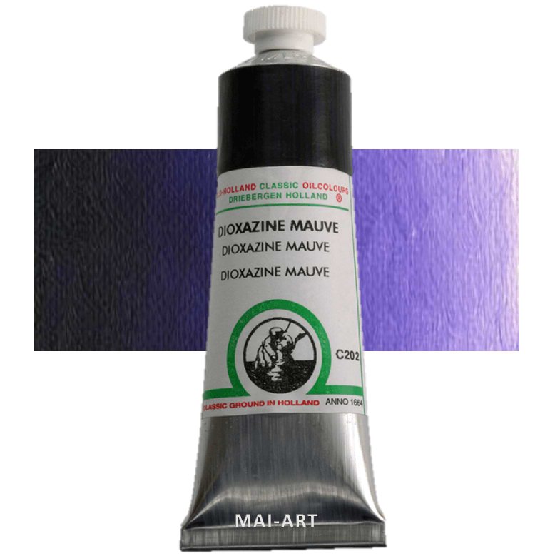 צבע שמן אולד הולנד 40 מל Dioxazine Mauve סדרה C202