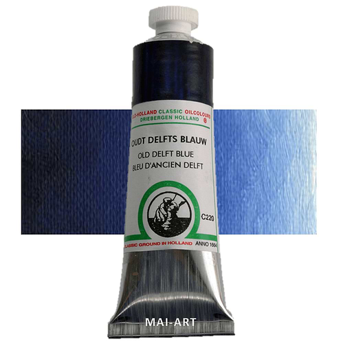 צבע שמן אולד הולנד 40 מל Old Delft Blue סדרה C220