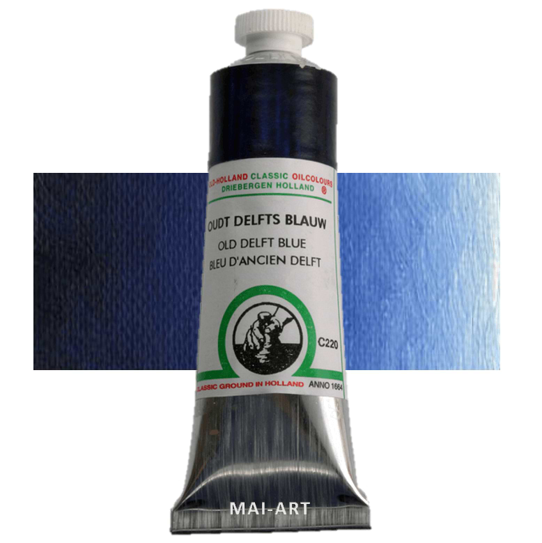 צבע שמן אולד הולנד 40 מל Old Delft Blue סדרה C220