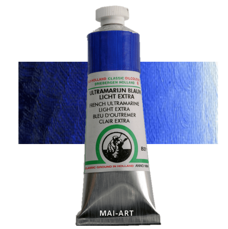 צבע שמן אולד הולנד 40מ"ל French Ultramarine Light Extra סדרה B37 