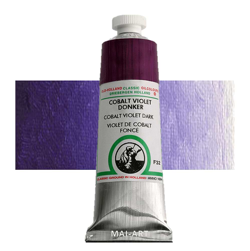 צבע שמן אולד הולנד 40 מל Cobalt Violet Dark סדרה F32