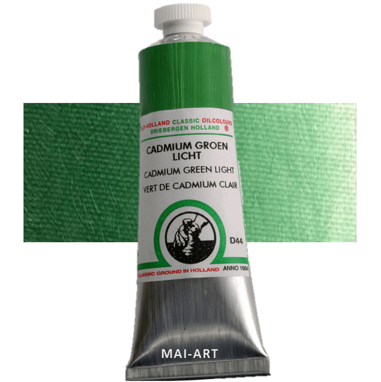 צבע שמן אולד הולנד 40 Cadmium Green Light סדרה D44