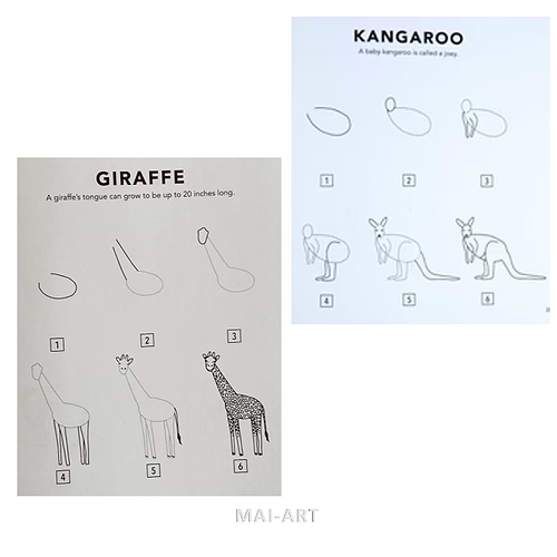 חוברת הדרכה הקטנה HOW TO DRAW ALL THE ANIMALS FOR KIDS