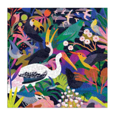 פאזל 500 חלקים- זוהר בחושך BIRDS ILLUMINATED