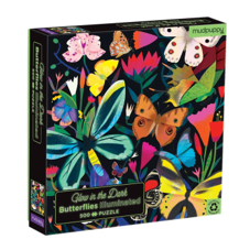 פאזל 500 חלקים- זוהר בחושך BUTTERFLIES ILLUMINATED