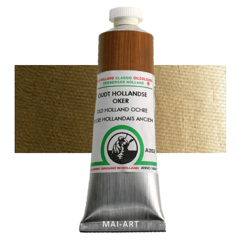 צבע שמן אולד הולנד 40מ"ל Old Holland Ochre סדרה A352 