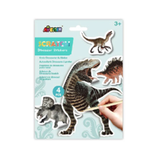ערכת יצירת מדבקות גירוד - DINOSDUR STICKERS