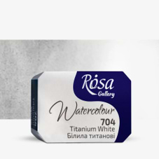 צבע מים קוביה ROSA GALLERY -  Titanium White 704