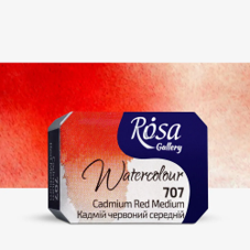 צבע מים קוביה  ROSA GALLERY - Cadmium Red Medium 707